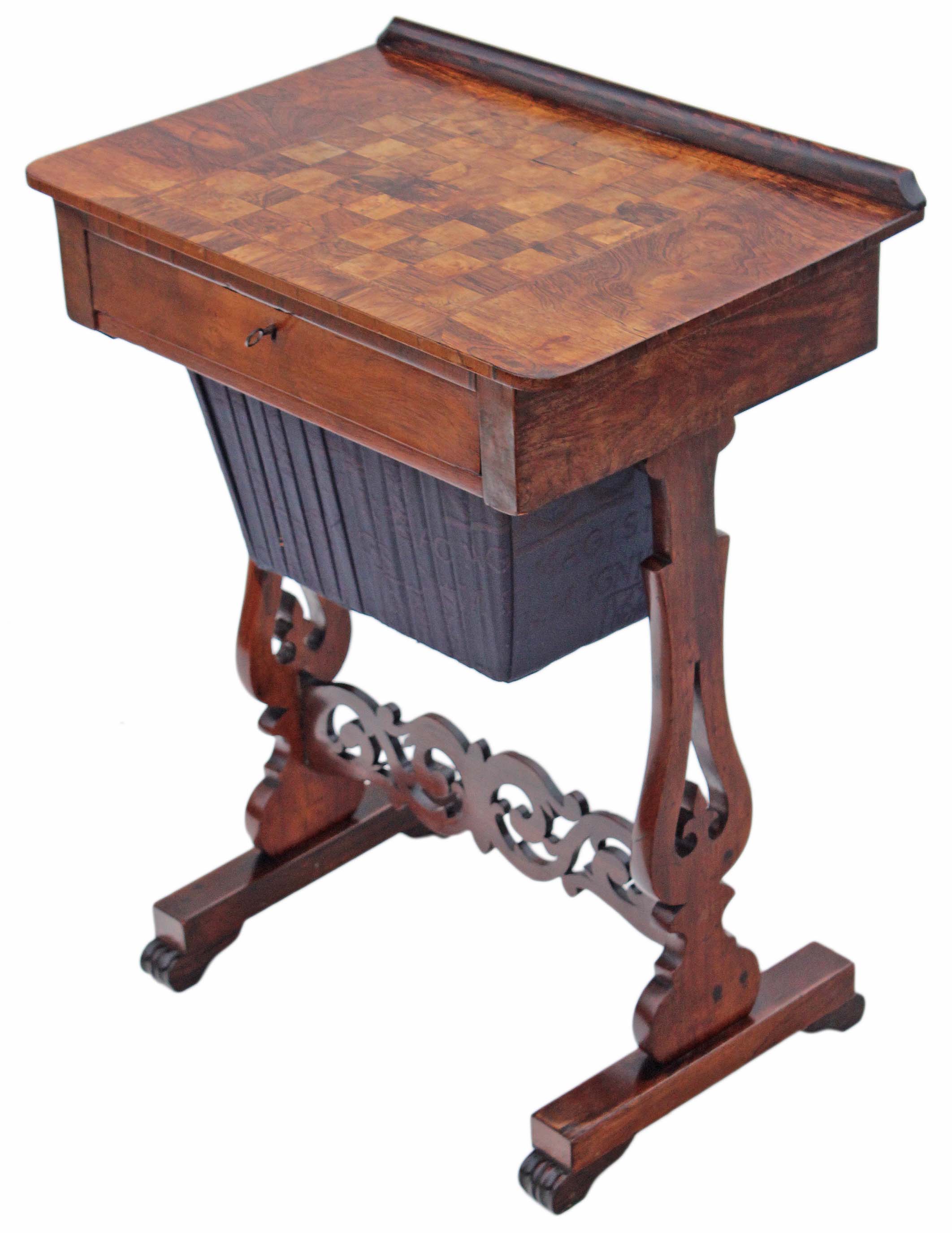 Antique Victorian 19th Century Rosewood Games / Work / Side / Sewing Table (1 of 1) Antique Victorian 19th Century Rosewood Games / Work / Side / Sewing Table (1 of 1)