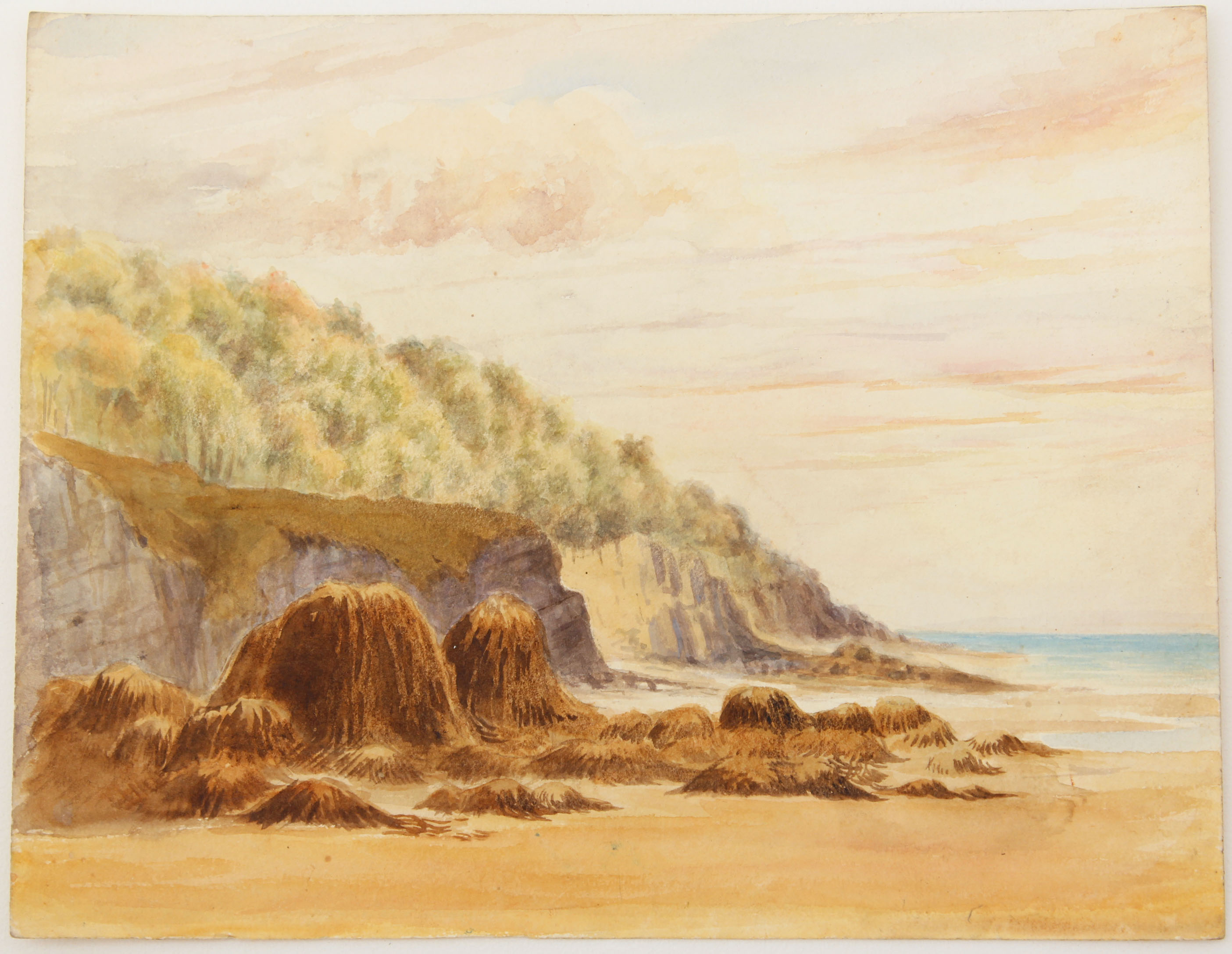 British 19th Century Victorian Watercolour Landscape Seascape Painting FREE DELIVERY (1 of 3)