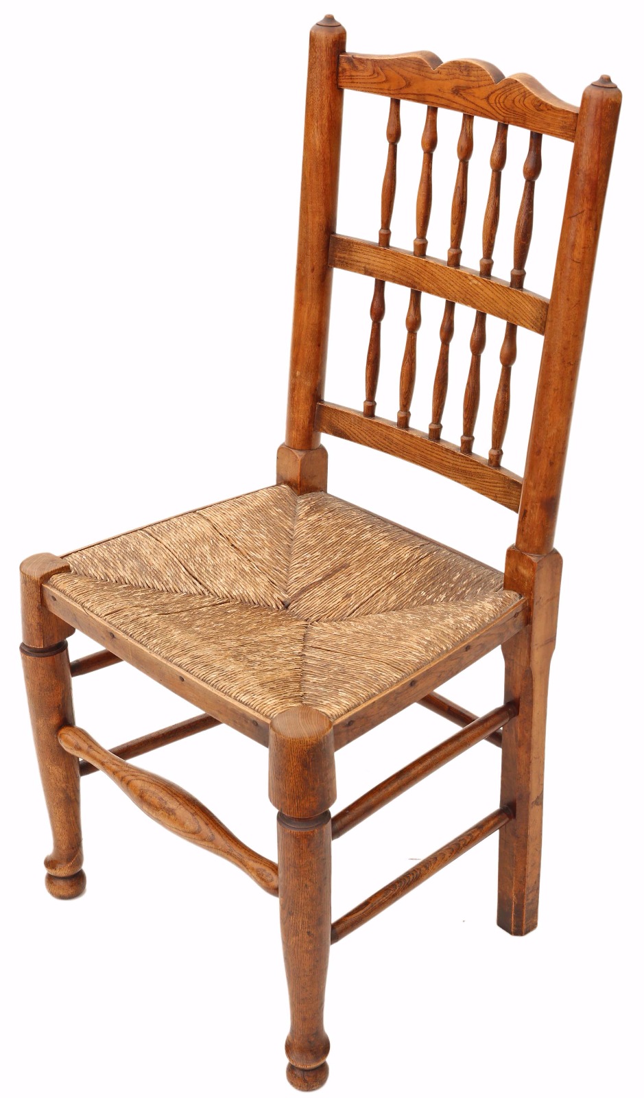 Victorian Lancashire Elm Kitchen Dining Chair (1 of 8)