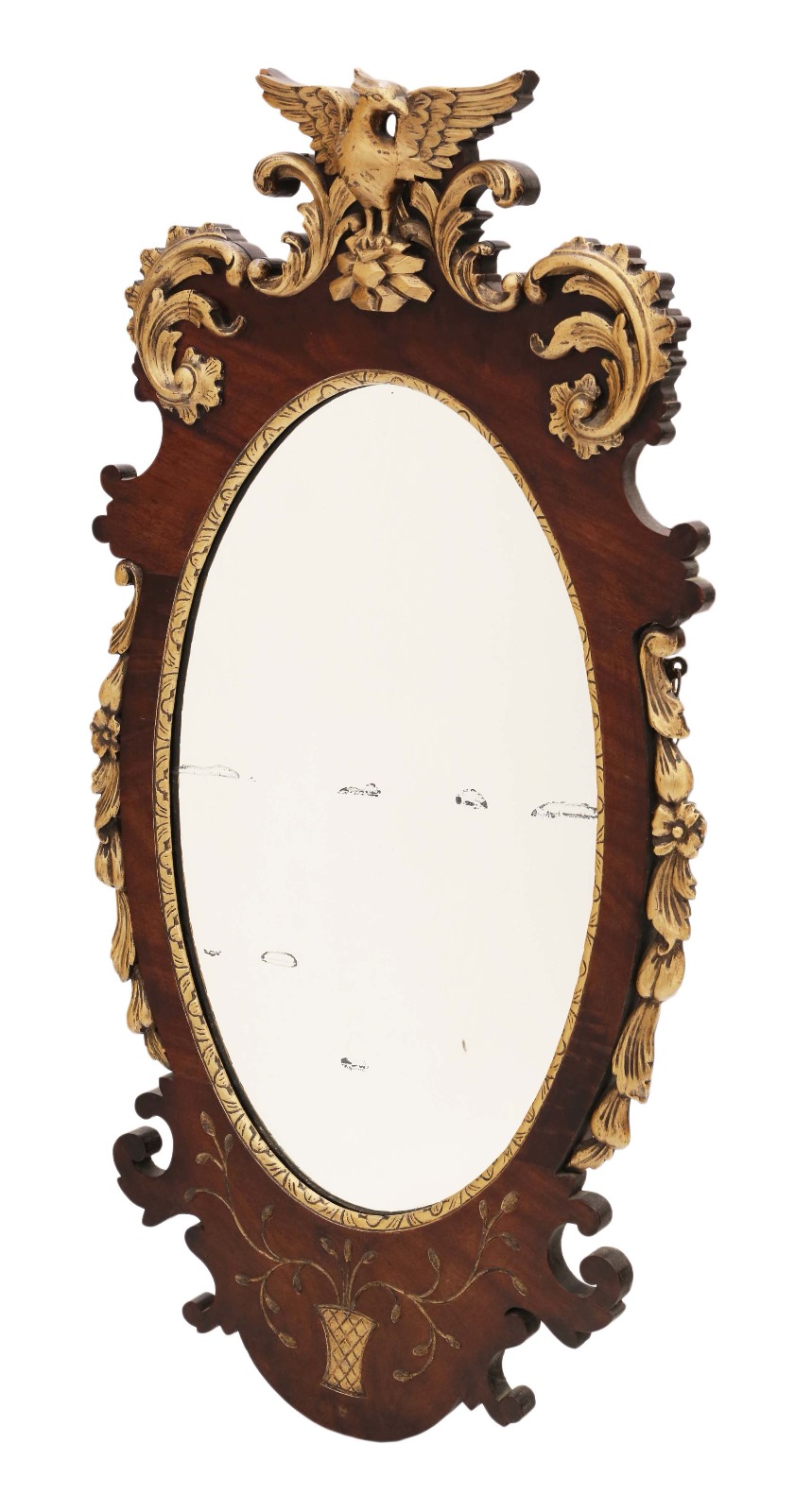 Regency Revival Mahogany & Gilt Wall Mirror c.1900 (1 of 7) Regency Revival Mahogany & Gilt Wall Mirror c.1900 (1 of 7)