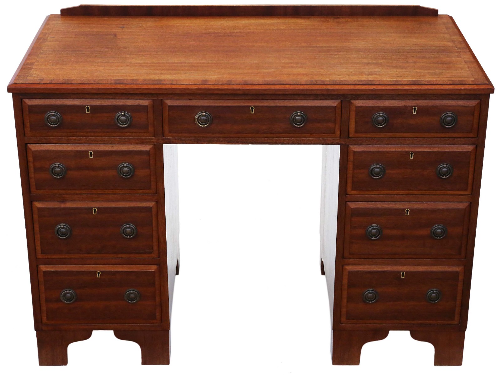 Mahogany Twin Pedestal Desk c.1925 (1 of 9)
