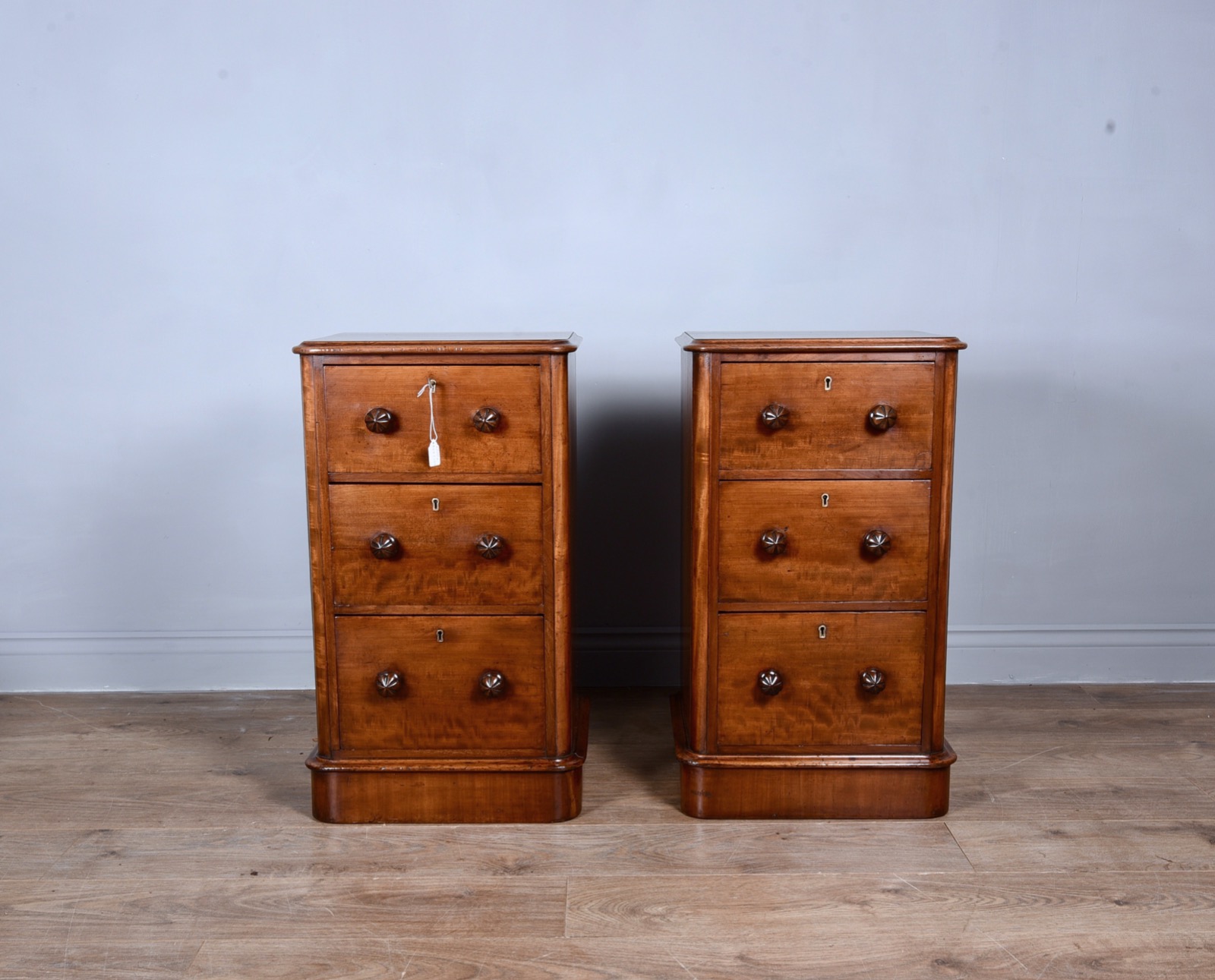 Pair of Victorian Mahogany Bedside Chests of Drawers (1 of 1) Pair of Victorian Mahogany Bedside Chests of Drawers (1 of 1)