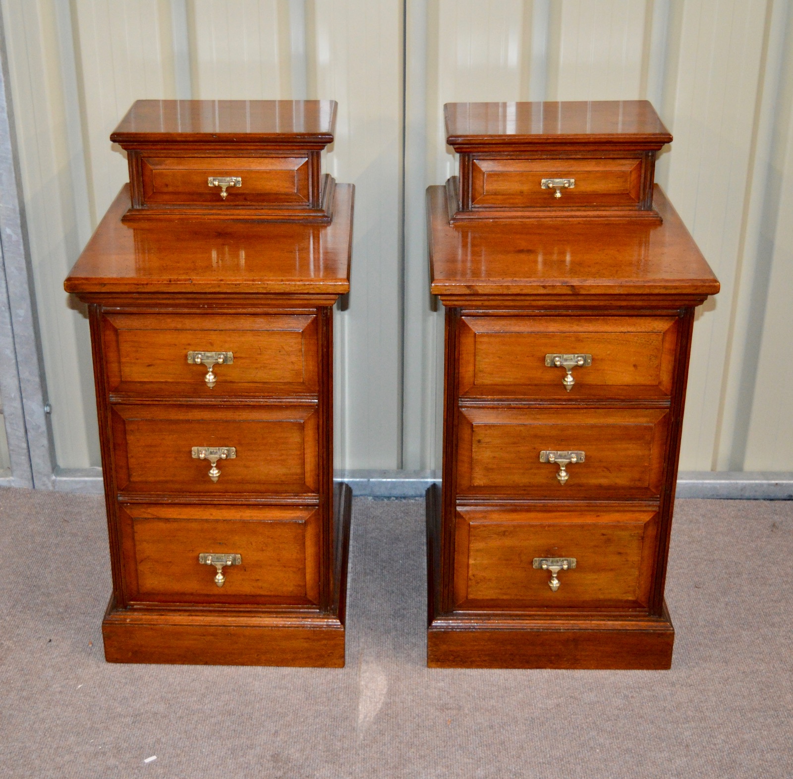Fine Pair of Victorian Walnut Bedside Chests of Drawers / Bedside Cabinets (1 of 1) Fine Pair of Victorian Walnut Bedside Chests of Drawers / Bedside Cabinets (1 of 1)