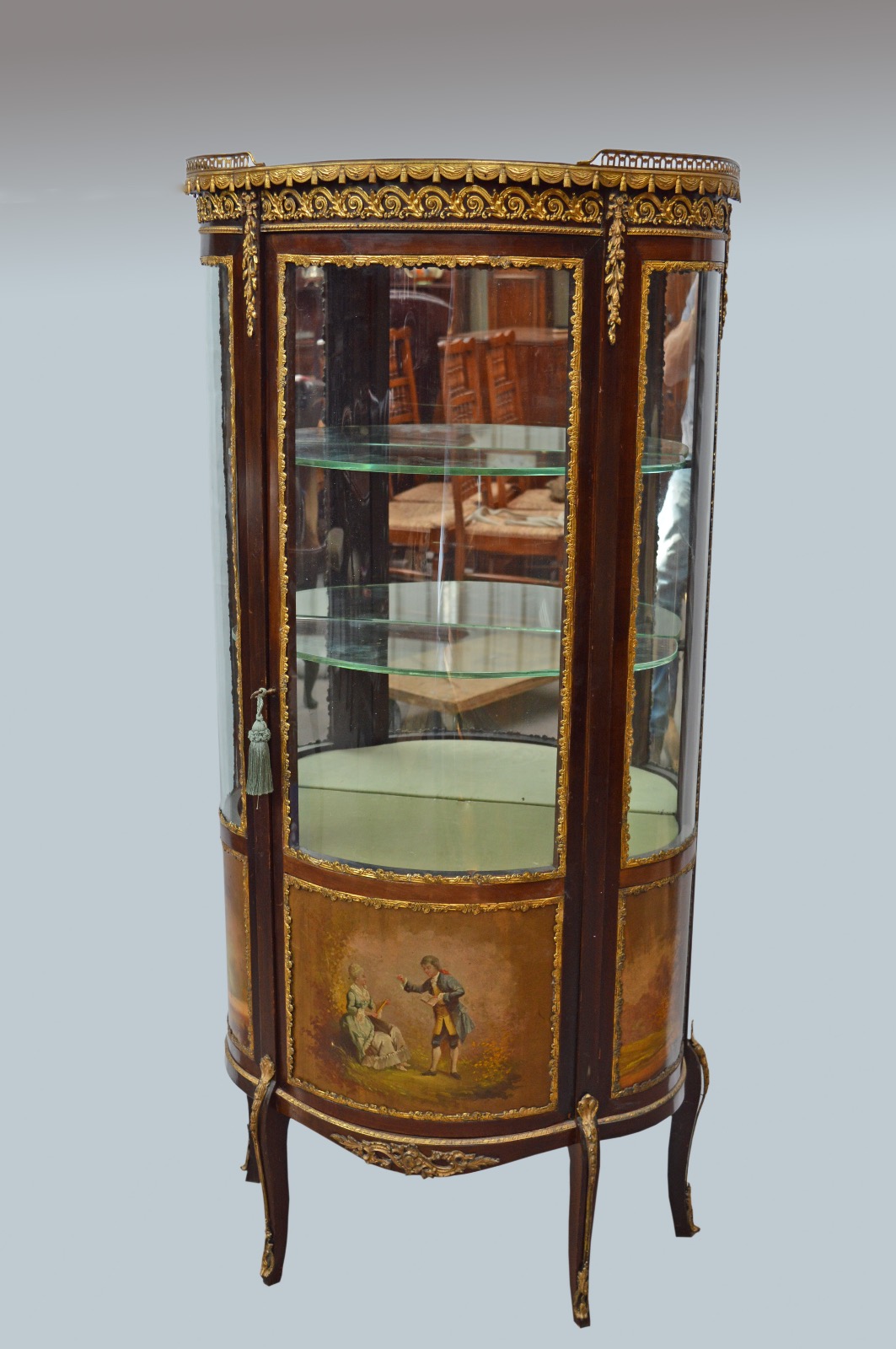 Antique French Vernis Martin Ormolu Mounted Display Cabinet Vitrine c.1890 (1 of 1) Antique French Vernis Martin Ormolu Mounted Display Cabinet Vitrine c.1890 (1 of 1)