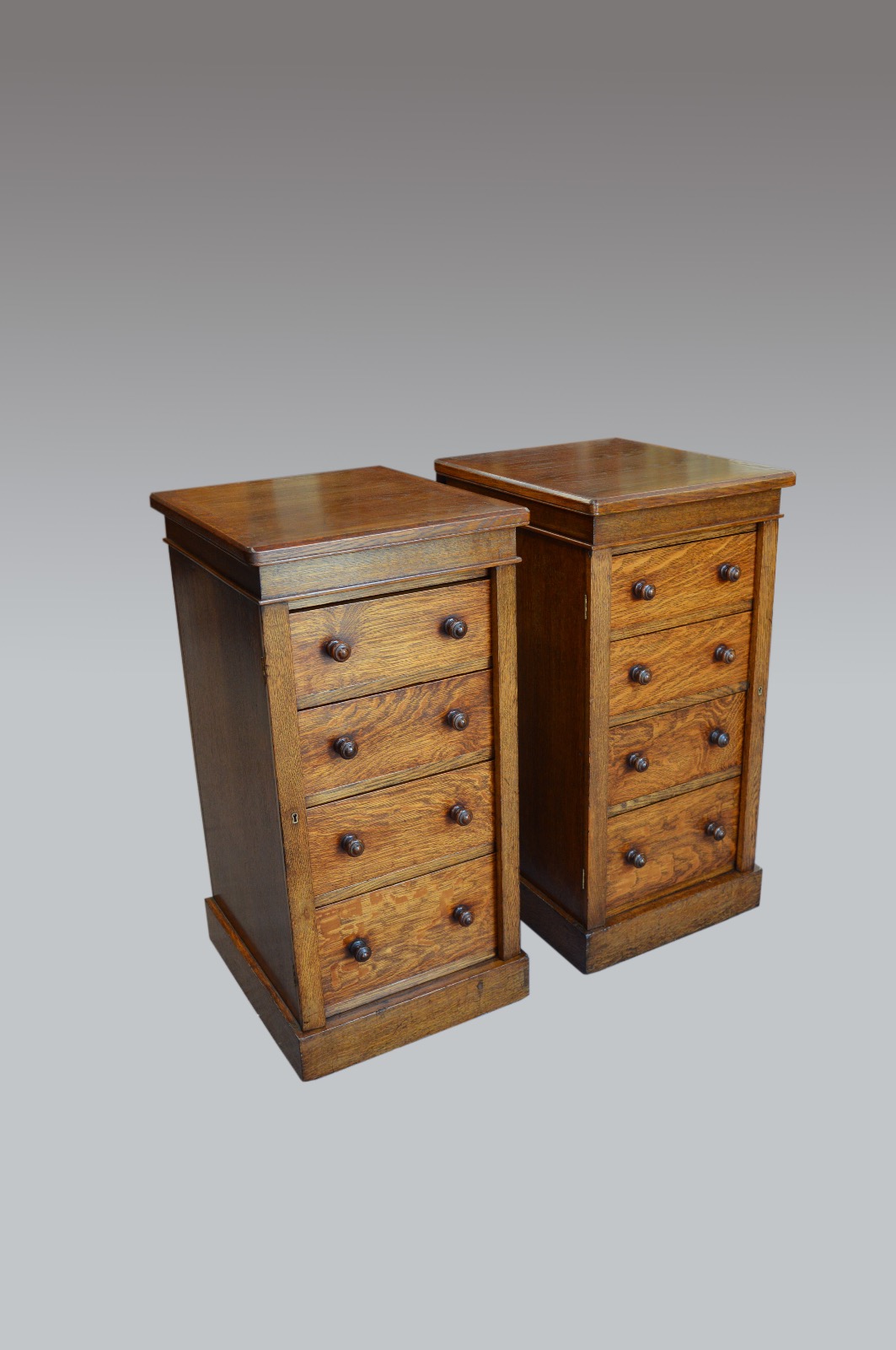 Fine Pair of Antique Victorian Wellington Chests (1 of 1) Fine Pair of Antique Victorian Wellington Chests (1 of 1)