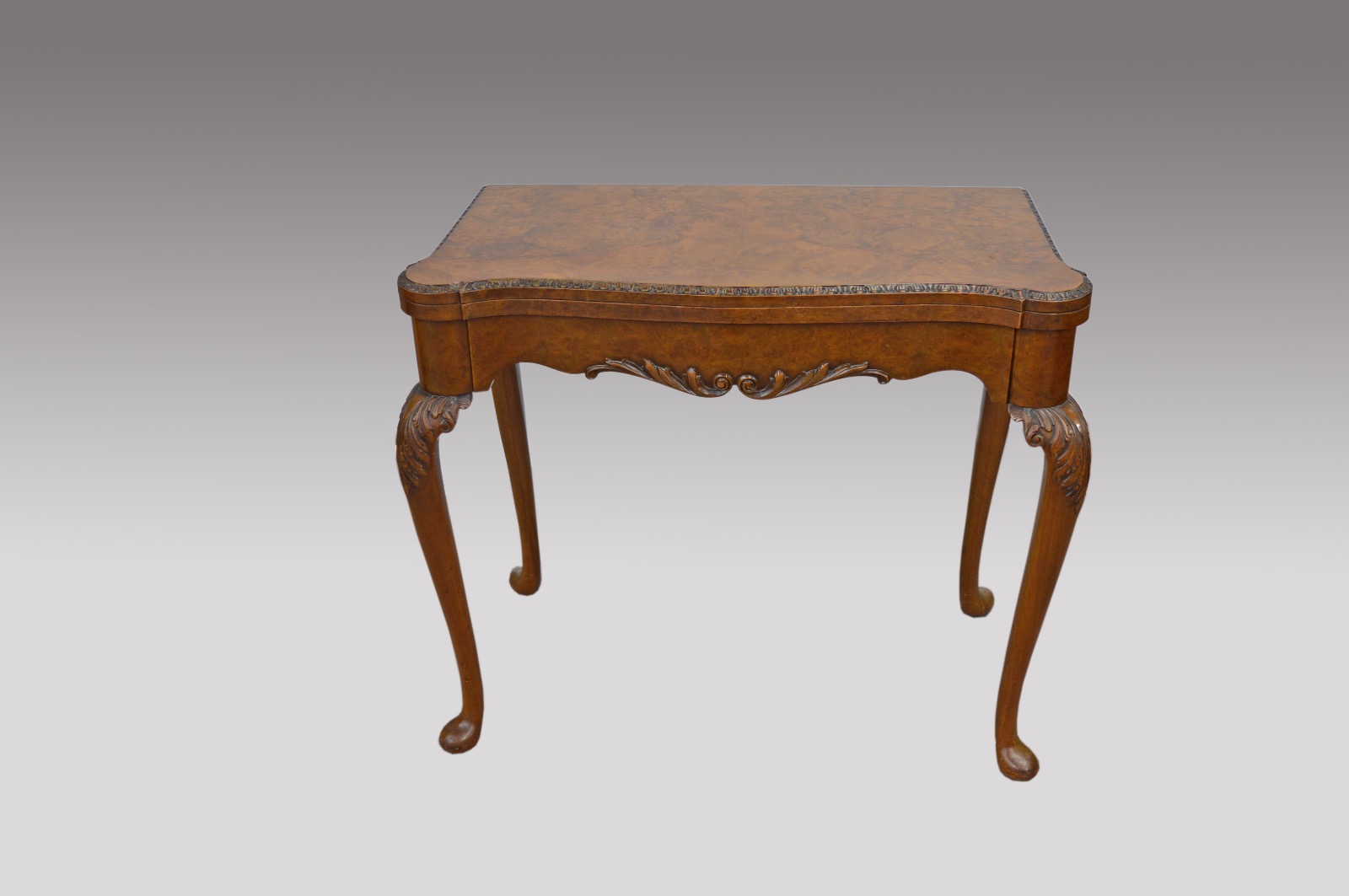 Walnut Card Table Hall Table c.1930 (1 of 1) Walnut Card Table Hall Table c.1930 (1 of 1)