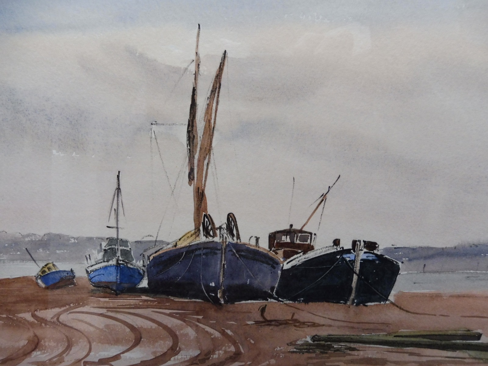 Watercolour Pin Mill Listed Artist Ronald Birch (1 of 9)