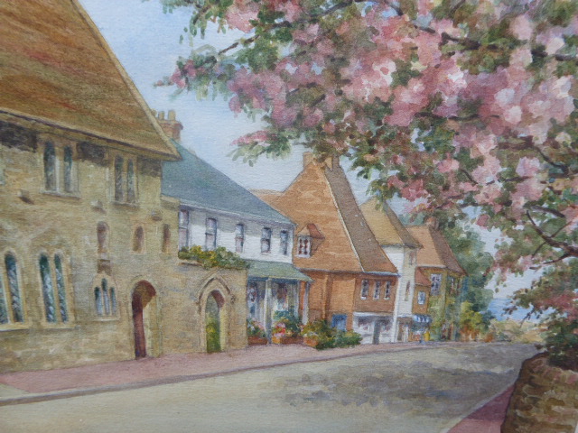 Watercolour High Street Winchelsea Artist S G E Breary (1 of 13)