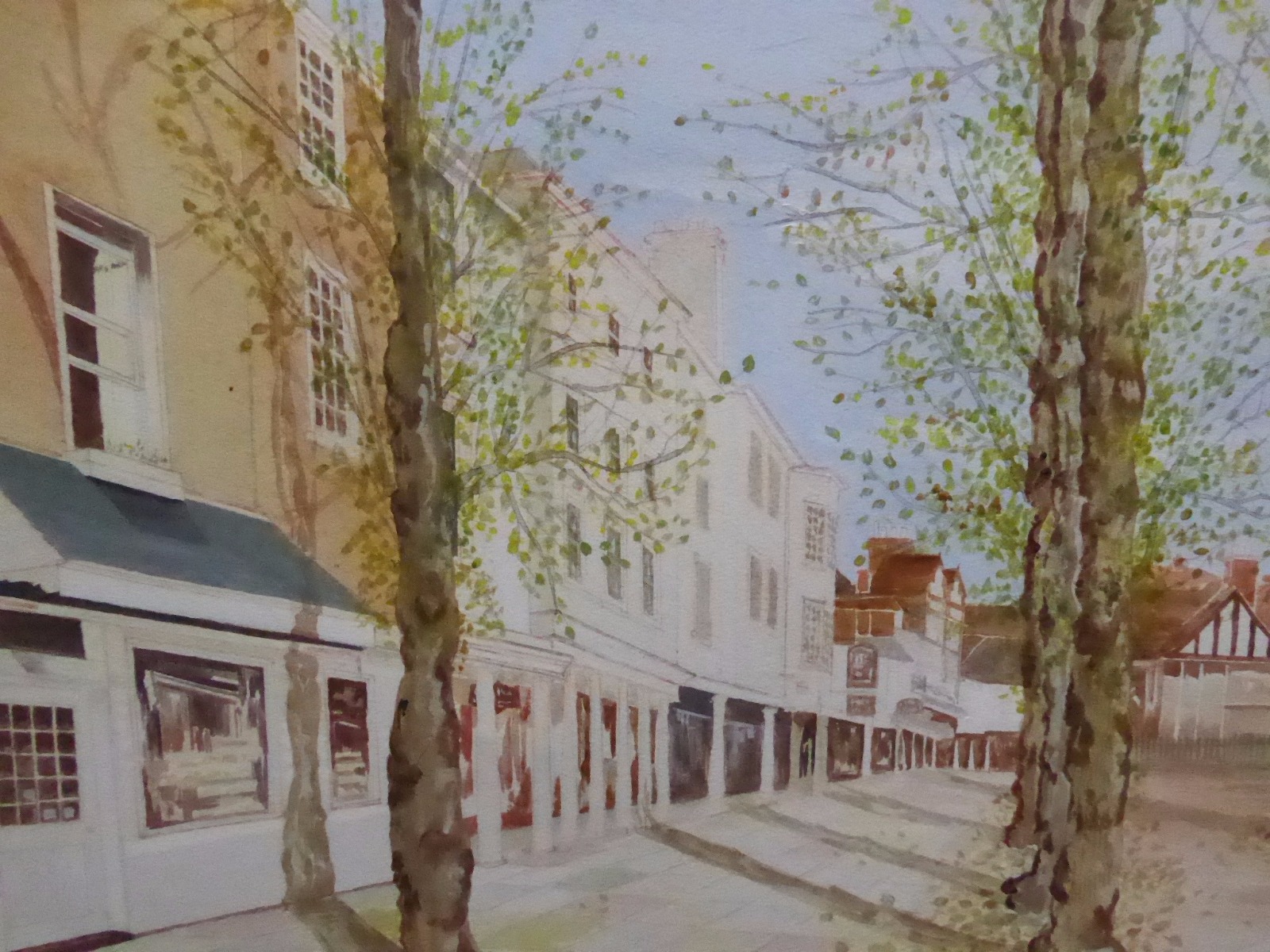 Watercolour of The Pantiles by Artist R H C Eastman (1 of 11)