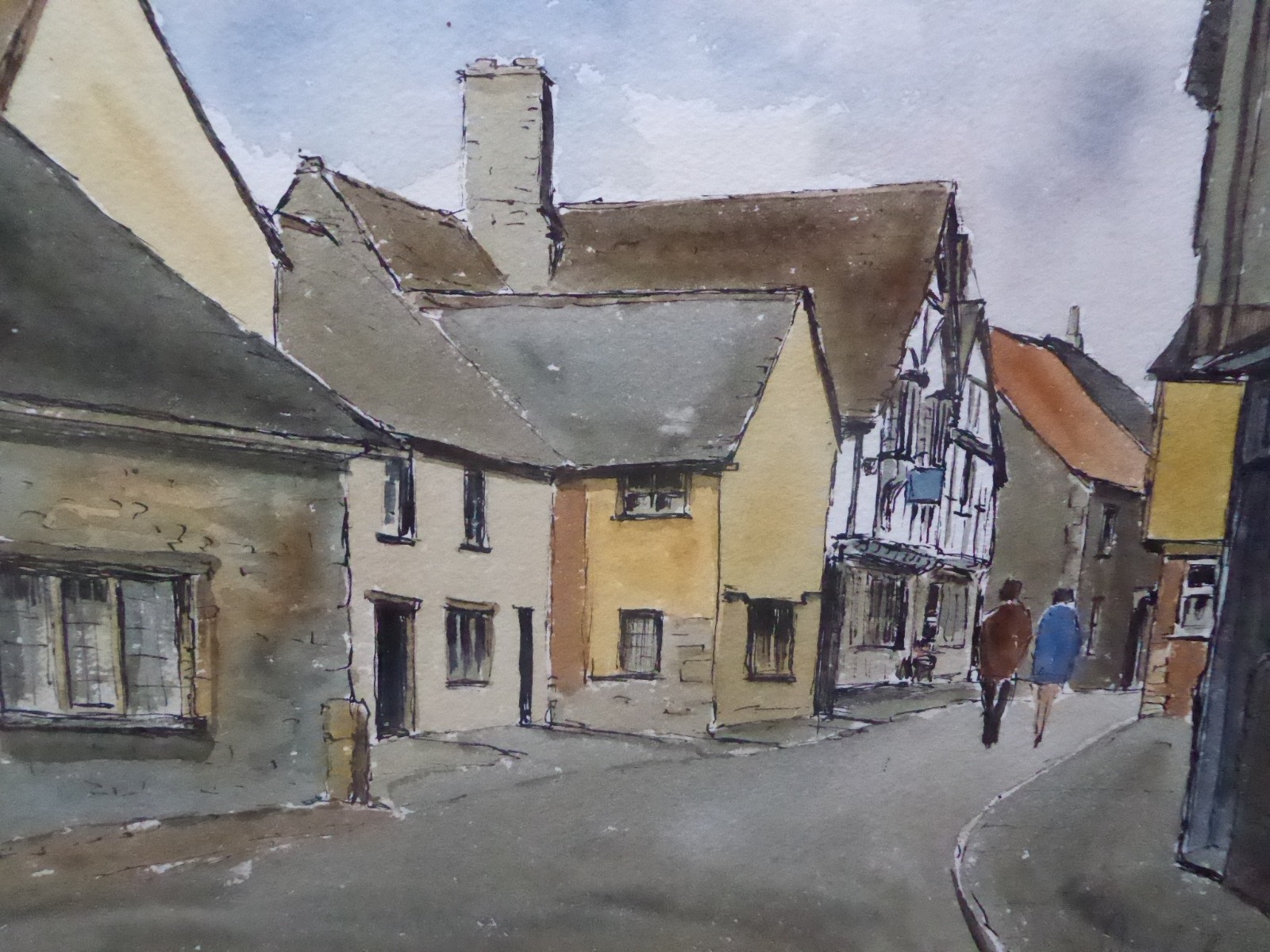 Watercolour & Ink Lacock Listed Artist Ronald Birch (1 of 12)