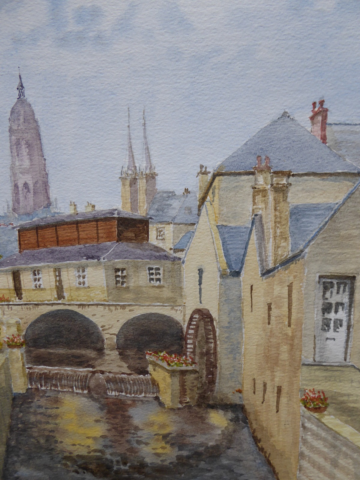 Watercolour Bayeux Exhibited Artist Richard Bryant (1 of 10)