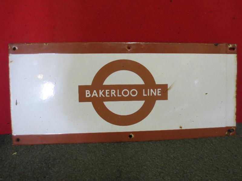 Bakerloo Line Enamel Sign (1 of 1)