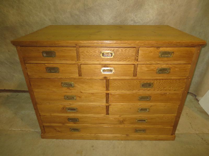 Edwardian Pine Multi Drawer Base (1 of 1) Edwardian Pine Multi Drawer Base (1 of 1)