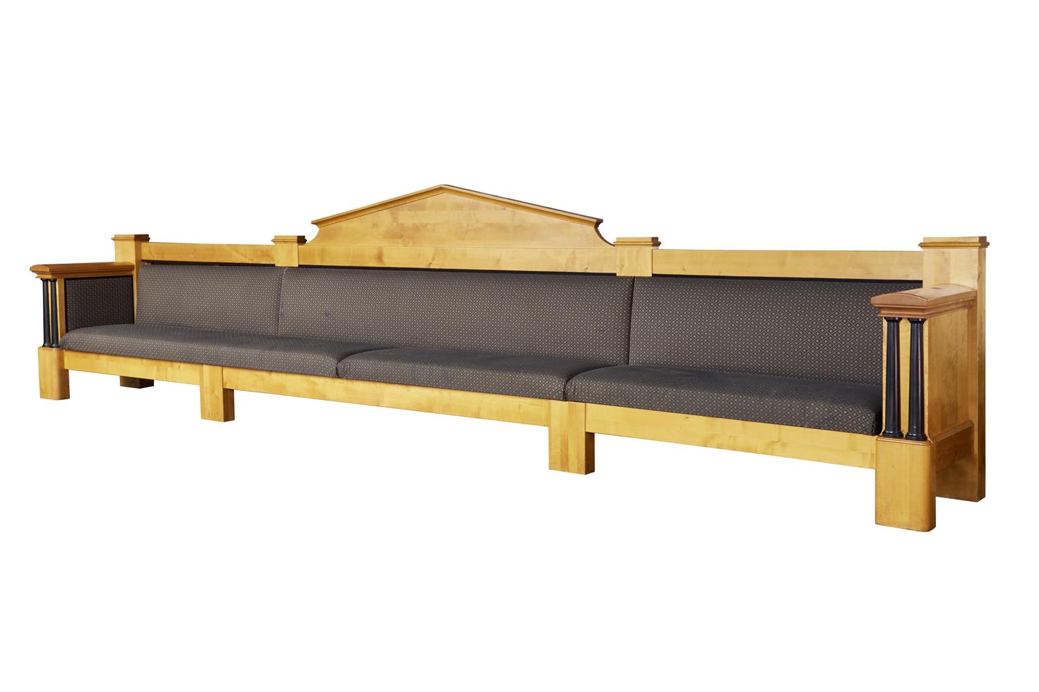 Large Empire Influenced Birch Sofa of Monumental Proportions (1 of 5) Large Empire Influenced Birch Sofa of Monumental Proportions (1 of 5)