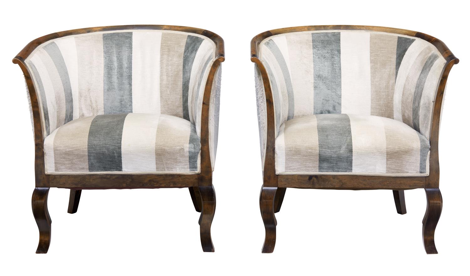 Mid 20th Century Scandinavian Birch Club Armchairs (1 of 1) Mid 20th Century Scandinavian Birch Club Armchairs (1 of 1)