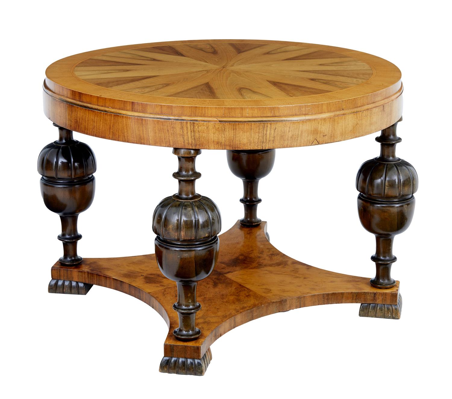 Swedish Art Deco Elm & Birch Coffee Table (1 of 5) Swedish Art Deco Elm & Birch Coffee Table (1 of 5)