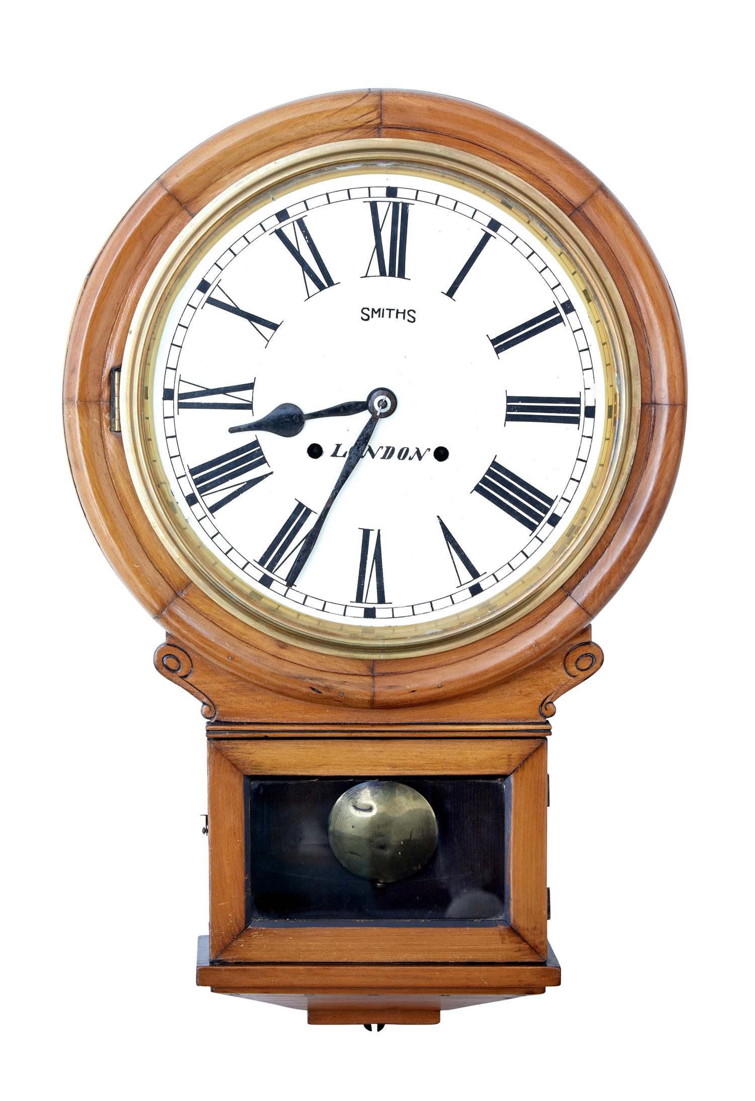 Smiths Enfield Fruitwood Wall Clock (1 of 1) Smiths Enfield Fruitwood Wall Clock (1 of 1)