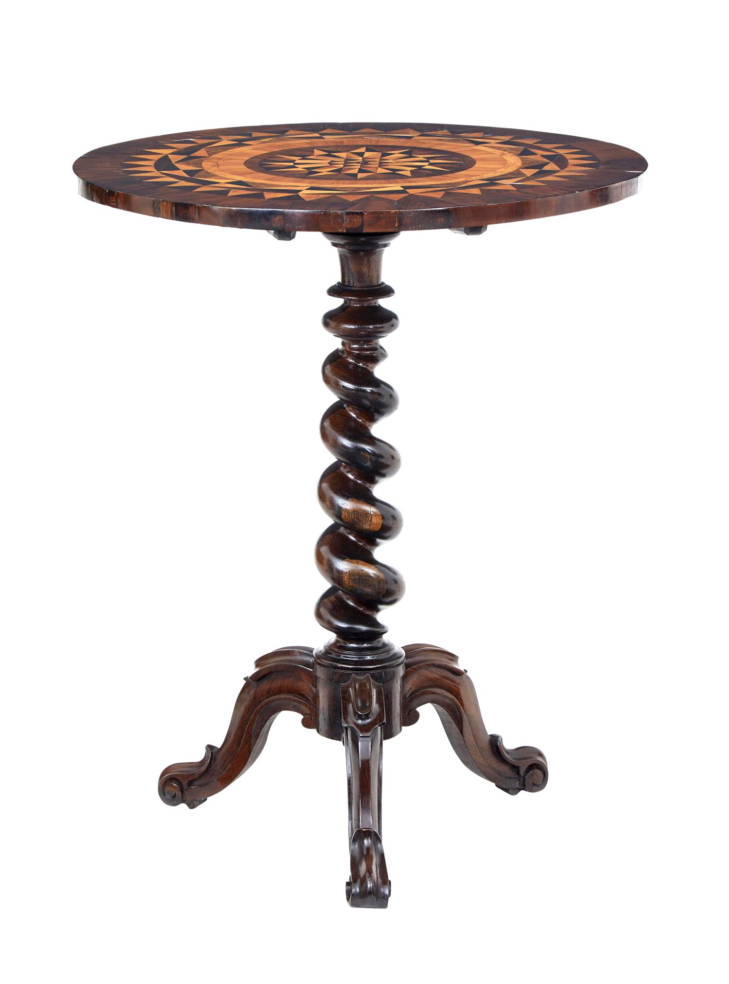 Early Victorian 19th Century Walnut Inlaid Occasional Table (1 of 4) Early Victorian 19th Century Walnut Inlaid Occasional Table (1 of 4)