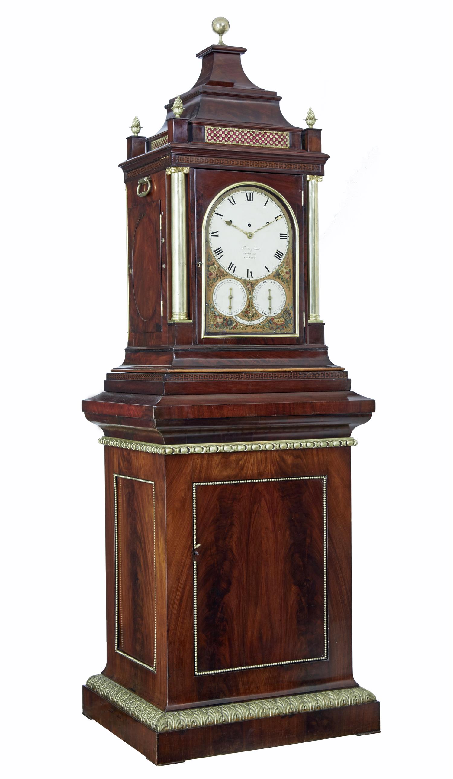 Important Regency Period Mahogany Case Musical Organ Clock (1 of 17) Important Regency Period Mahogany Case Musical Organ Clock (1 of 17)