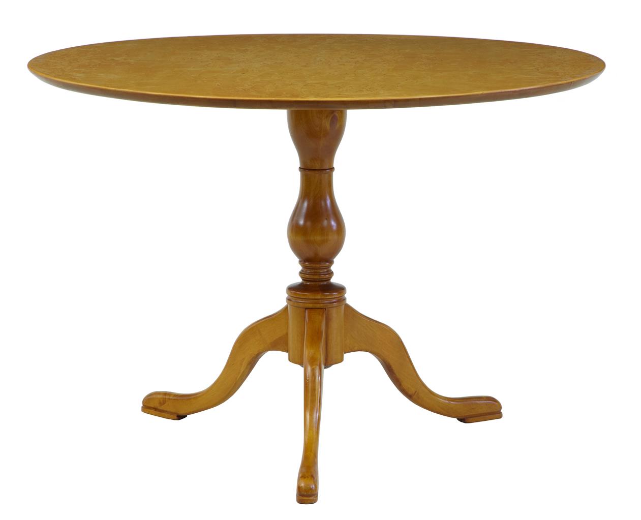 1950's Round Birch Occasional Table (1 of 4) 1950's Round Birch Occasional Table (1 of 4)