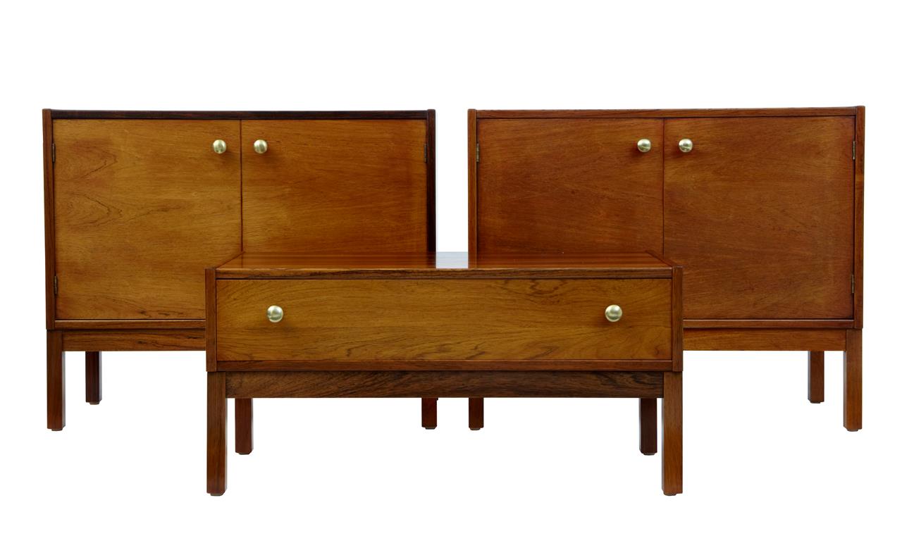 Collection of 3 Pieces of 1970's Danish Rosewood Cabinet Furniture (1 of 1) Collection of 3 Pieces of 1970's Danish Rosewood Cabinet Furniture (1 of 1)