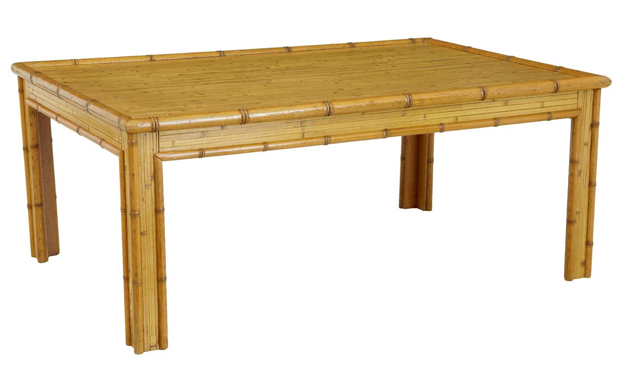1960's Scandinavian Bamboo Coffee Table (1 of 1) 1960's Scandinavian Bamboo Coffee Table (1 of 1)