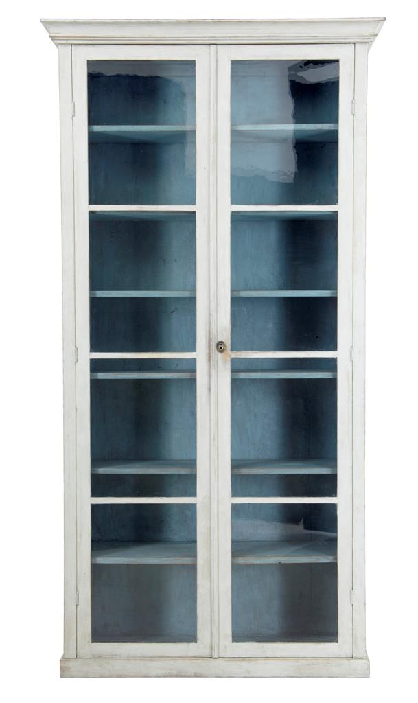 19th Century Swedish Painted Bookcase Cabinet c.1890 (1 of 1) 19th Century Swedish Painted Bookcase Cabinet c.1890 (1 of 1)