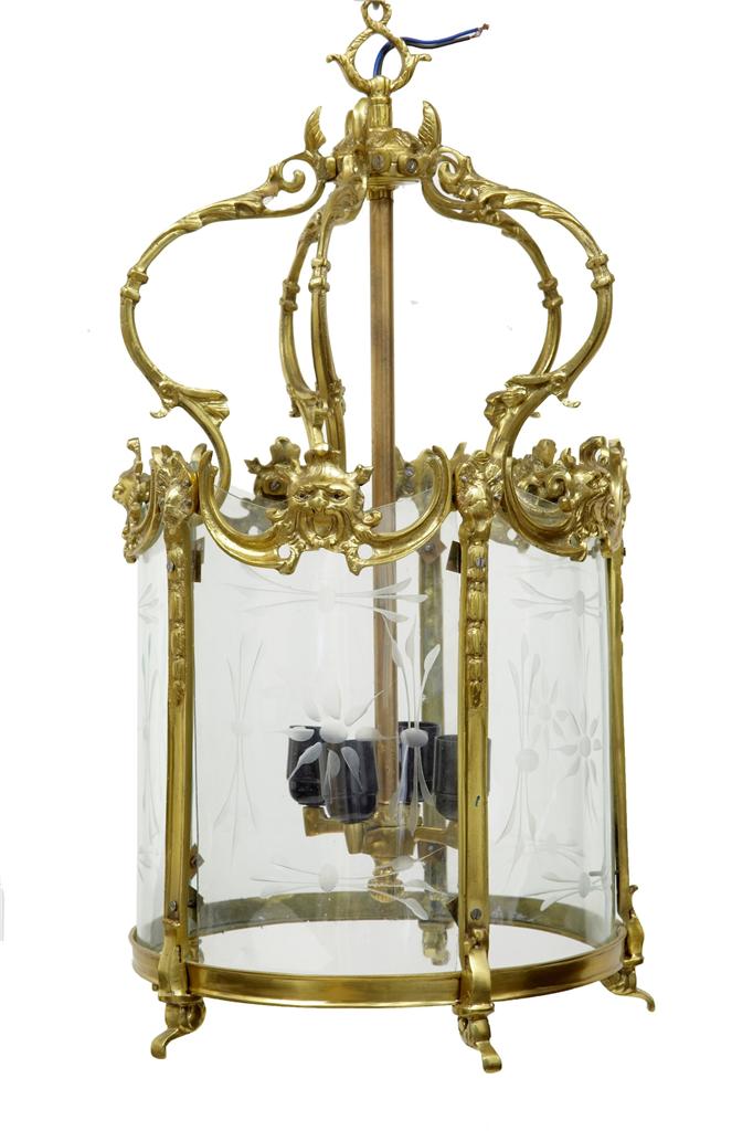 Early 20th Century French Ormolu Lantern (1 of 4) Early 20th Century French Ormolu Lantern (1 of 4)