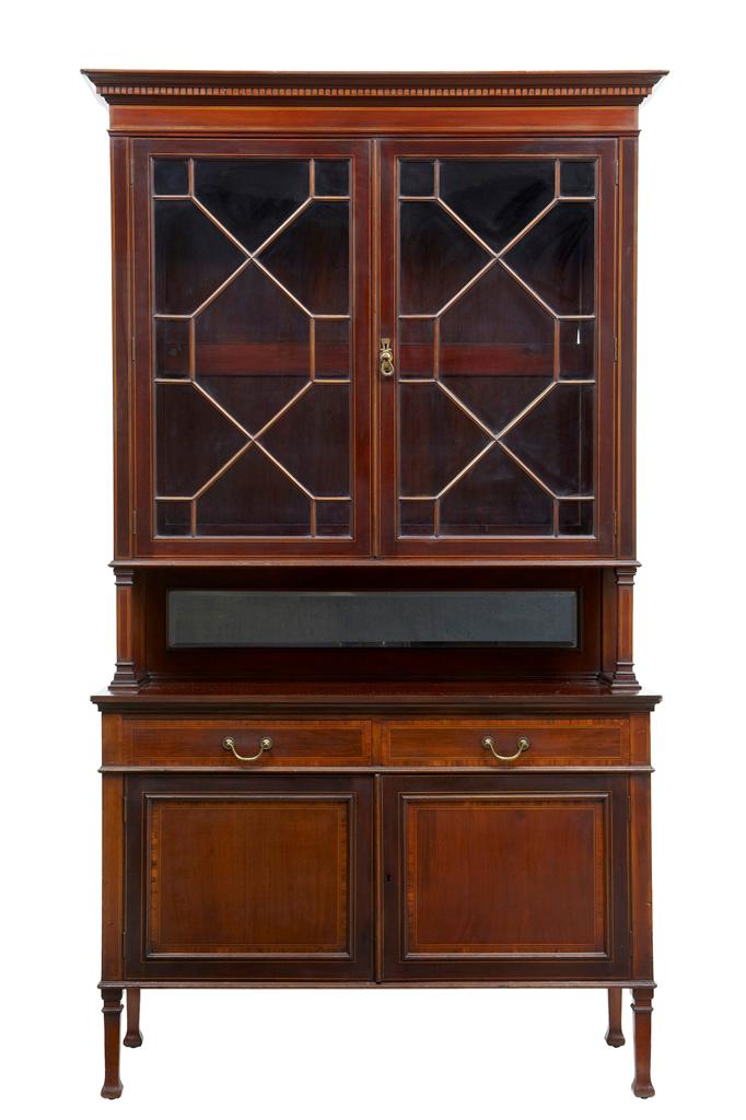 Early 20th Century Maple & Co Mahogany Bookcase Cabinet (1 of 1) Early 20th Century Maple & Co Mahogany Bookcase Cabinet (1 of 1)