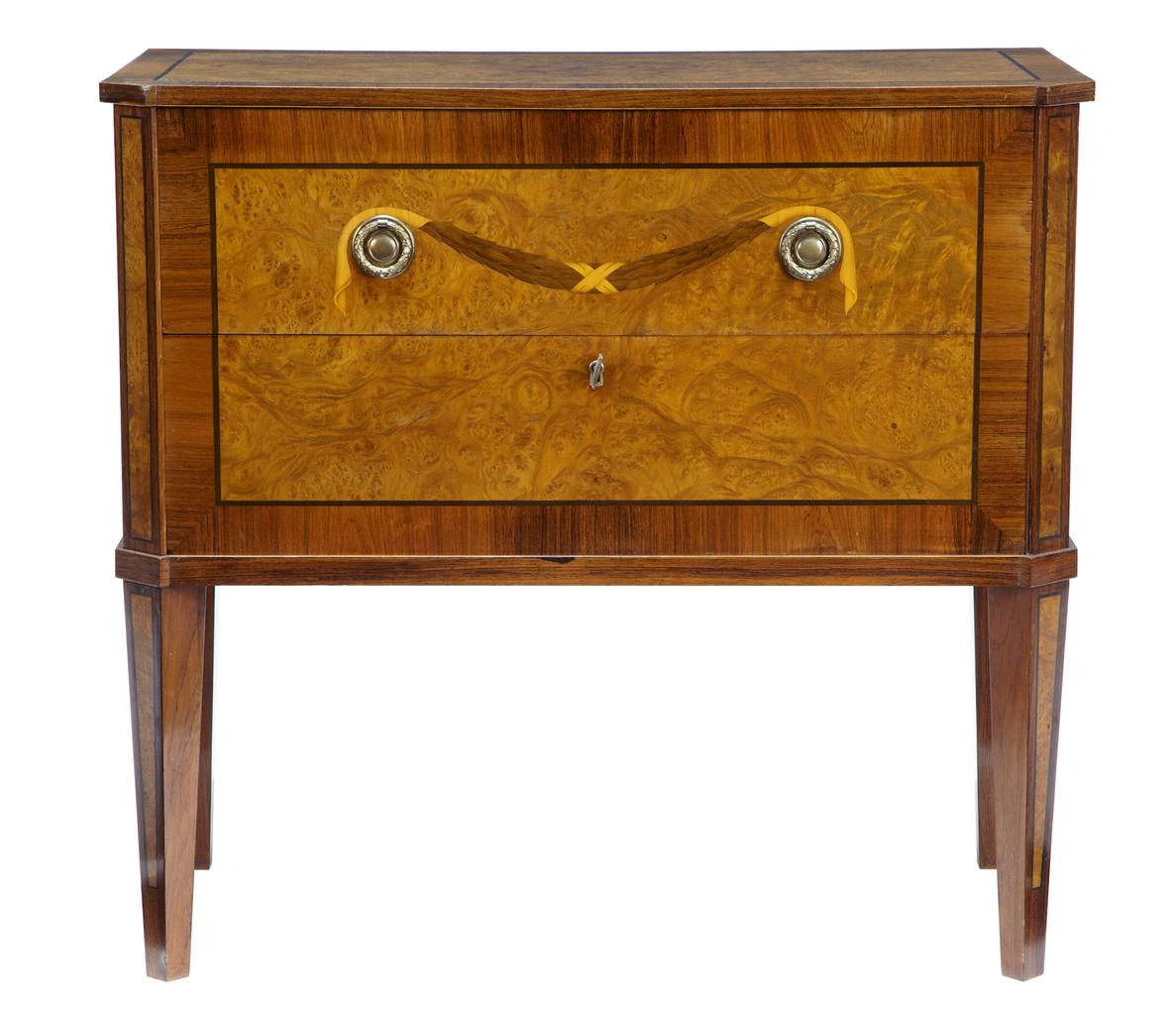 1920's Art Deco Birch 2 Drawer Chest of Drawers (1 of 1) 1920's Art Deco Birch 2 Drawer Chest of Drawers (1 of 1)