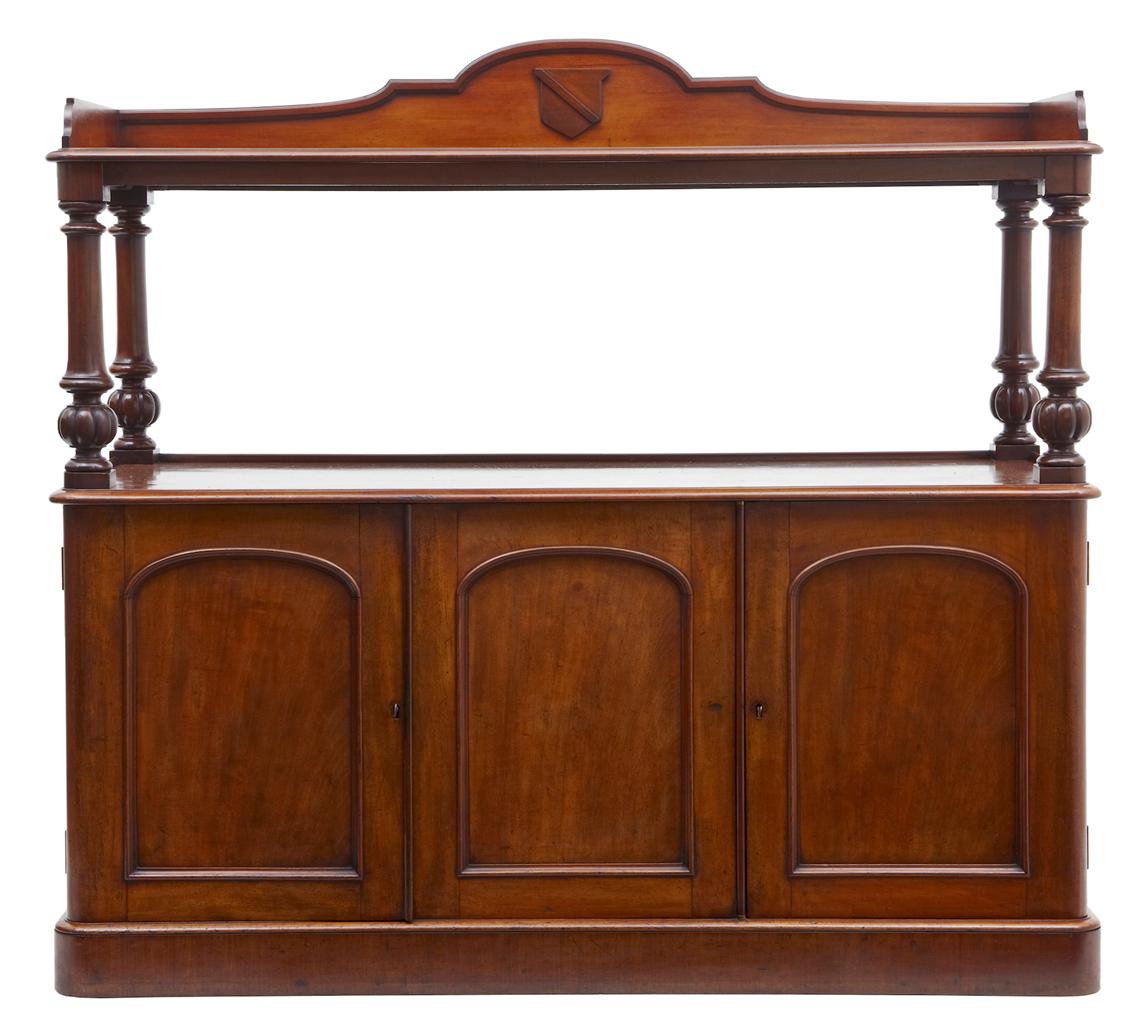 19th Century Victorian Mahogany 2 Tier Buffet (1 of 1) 19th Century Victorian Mahogany 2 Tier Buffet (1 of 1)