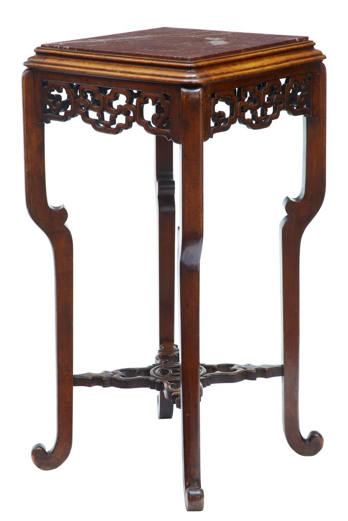 19th Century Carved Chinese Hardwood Plant Stand (1 of 1) 19th Century Carved Chinese Hardwood Plant Stand (1 of 1)