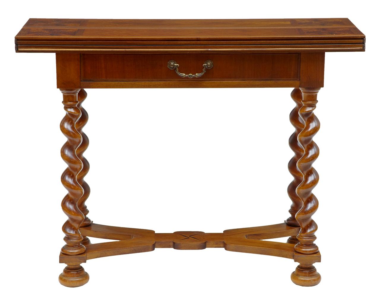 Walnut Flip Top Occasional Table c.1920 (1 of 6) Walnut Flip Top Occasional Table c.1920 (1 of 6)
