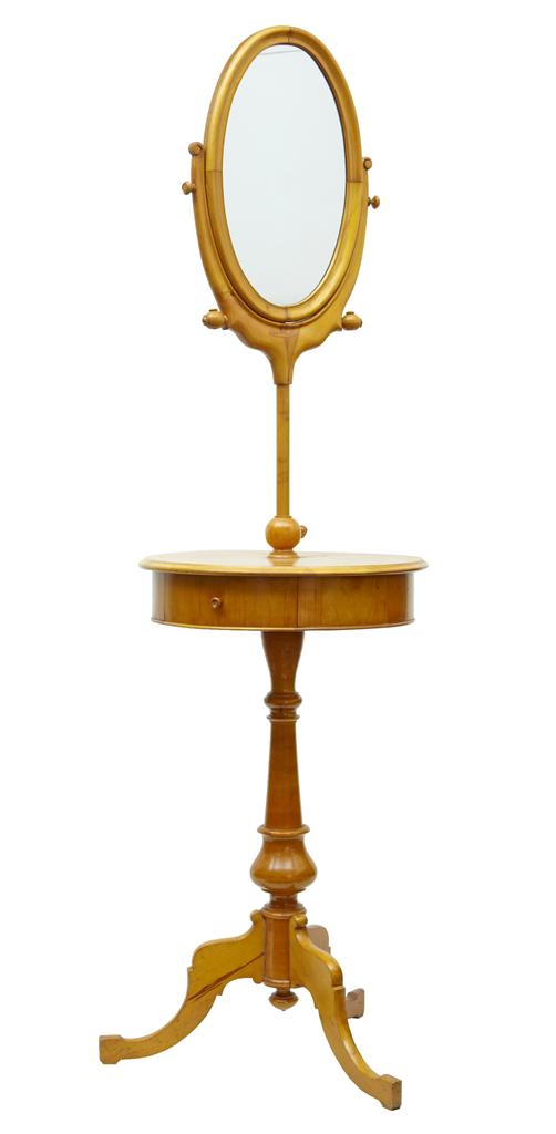 19th Century Birch Gentlemans Shaving Mirror Stand (1 of 4) 19th Century Birch Gentlemans Shaving Mirror Stand (1 of 4)