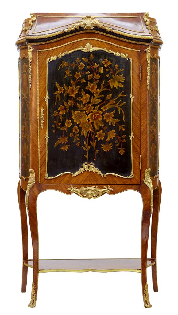 Early 20th Century Swedish Kingwood Walnut Inlaid Cabinet (1 of 1) Early 20th Century Swedish Kingwood Walnut Inlaid Cabinet (1 of 1)
