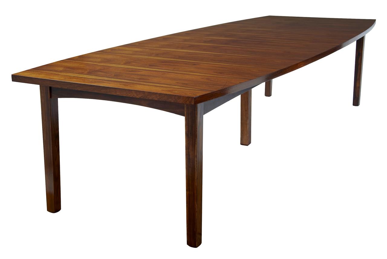 Large 1960's Danish Rosewood Dining Table (1 of 1) Large 1960's Danish Rosewood Dining Table (1 of 1)