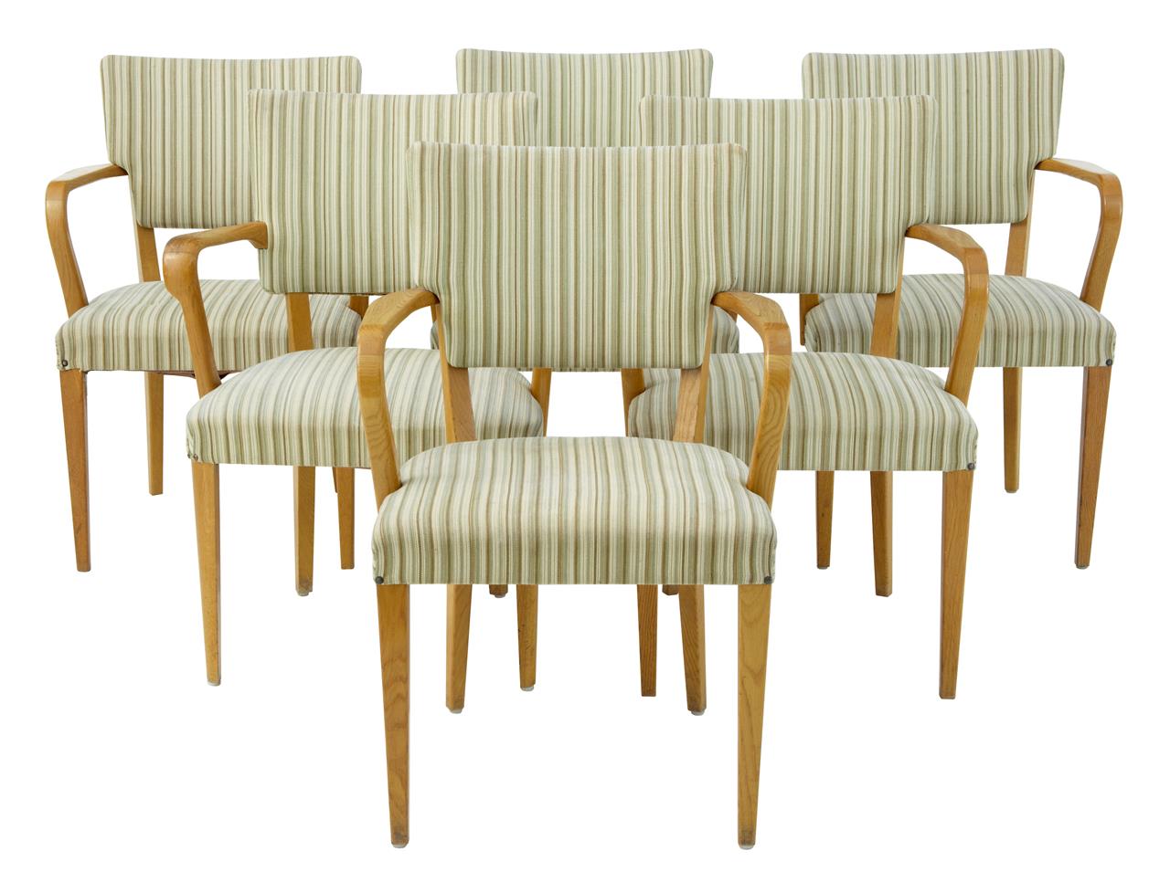 Harlequin Set of 6 Swedish 1960's Armchairs by Atvidabergs (1 of 6) Harlequin Set of 6 Swedish 1960's Armchairs by Atvidabergs (1 of 6)