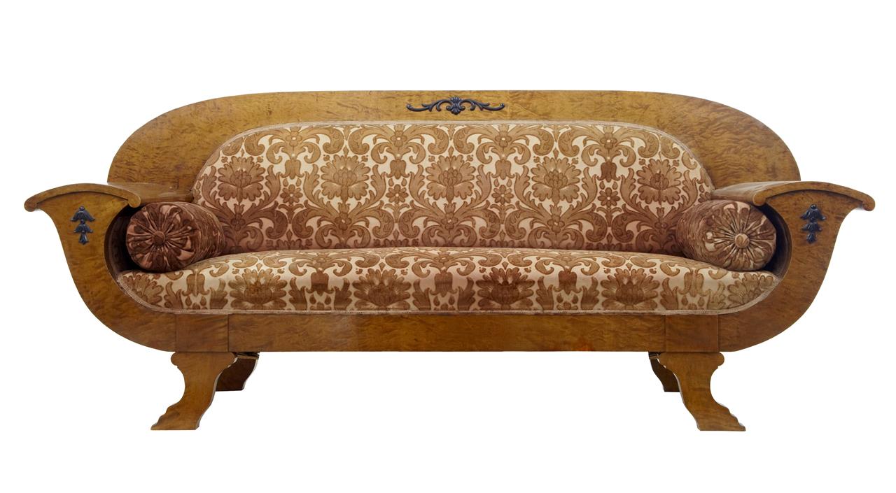 Biedermeier Birch Sofa c.1900 (1 of 1) Biedermeier Birch Sofa c.1900 (1 of 1)