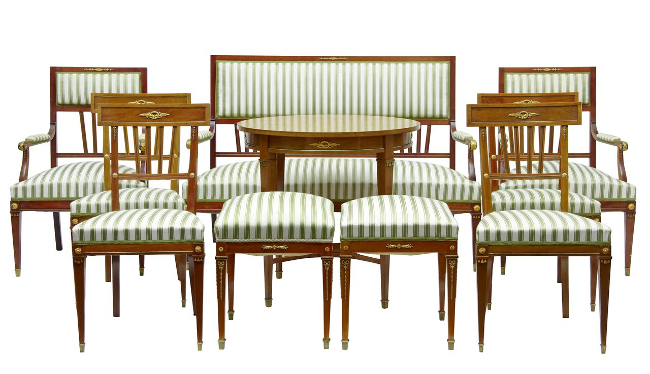 1920's 10 Piece Mahogany Ormolu Salon Suite (1 of 1) 1920's 10 Piece Mahogany Ormolu Salon Suite (1 of 1)