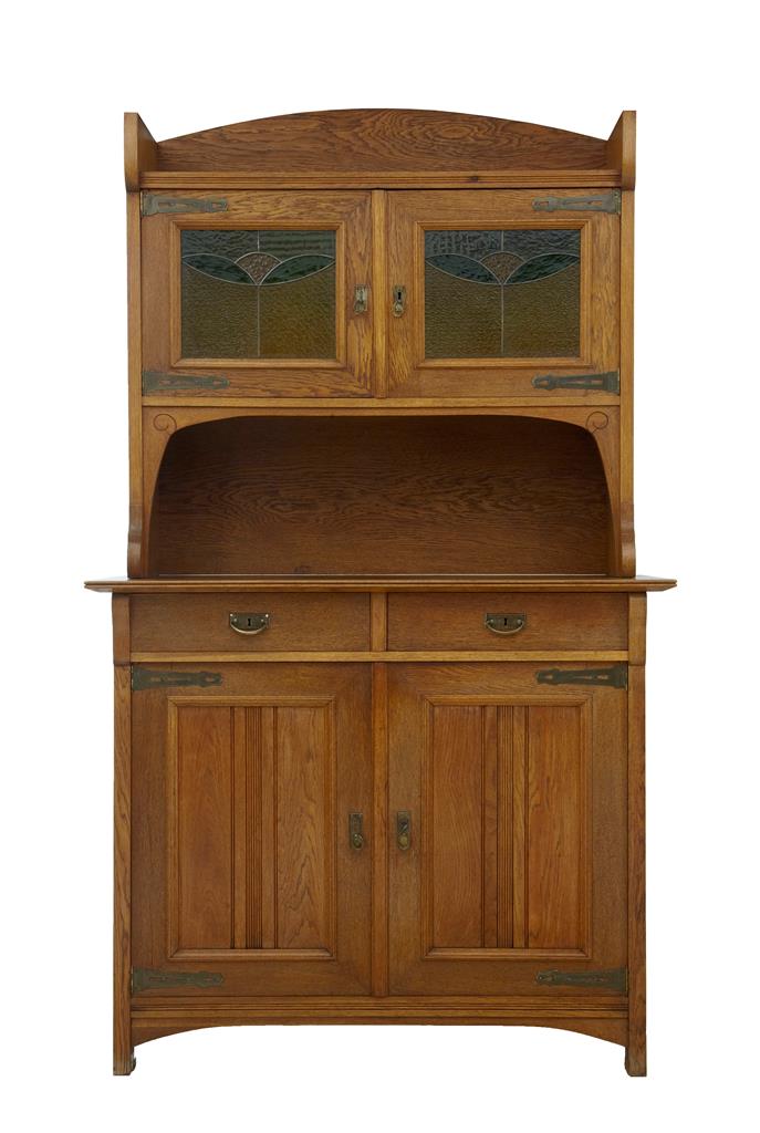 Late 19th Century Oak Arts & Crafts Cupboard c.1900 (1 of 1) Late 19th Century Oak Arts & Crafts Cupboard c.1900 (1 of 1)