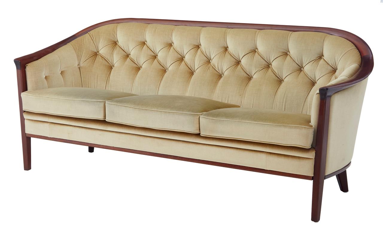 1970's Andersson Mahogany Horseshoe Sofa (1 of 5) 1970's Andersson Mahogany Horseshoe Sofa (1 of 5)