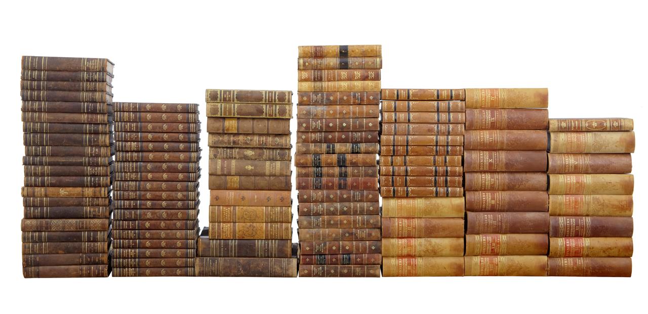 100 Fine Quality Leather Bound Decorative Books (1 of 1) 100 Fine Quality Leather Bound Decorative Books (1 of 1)