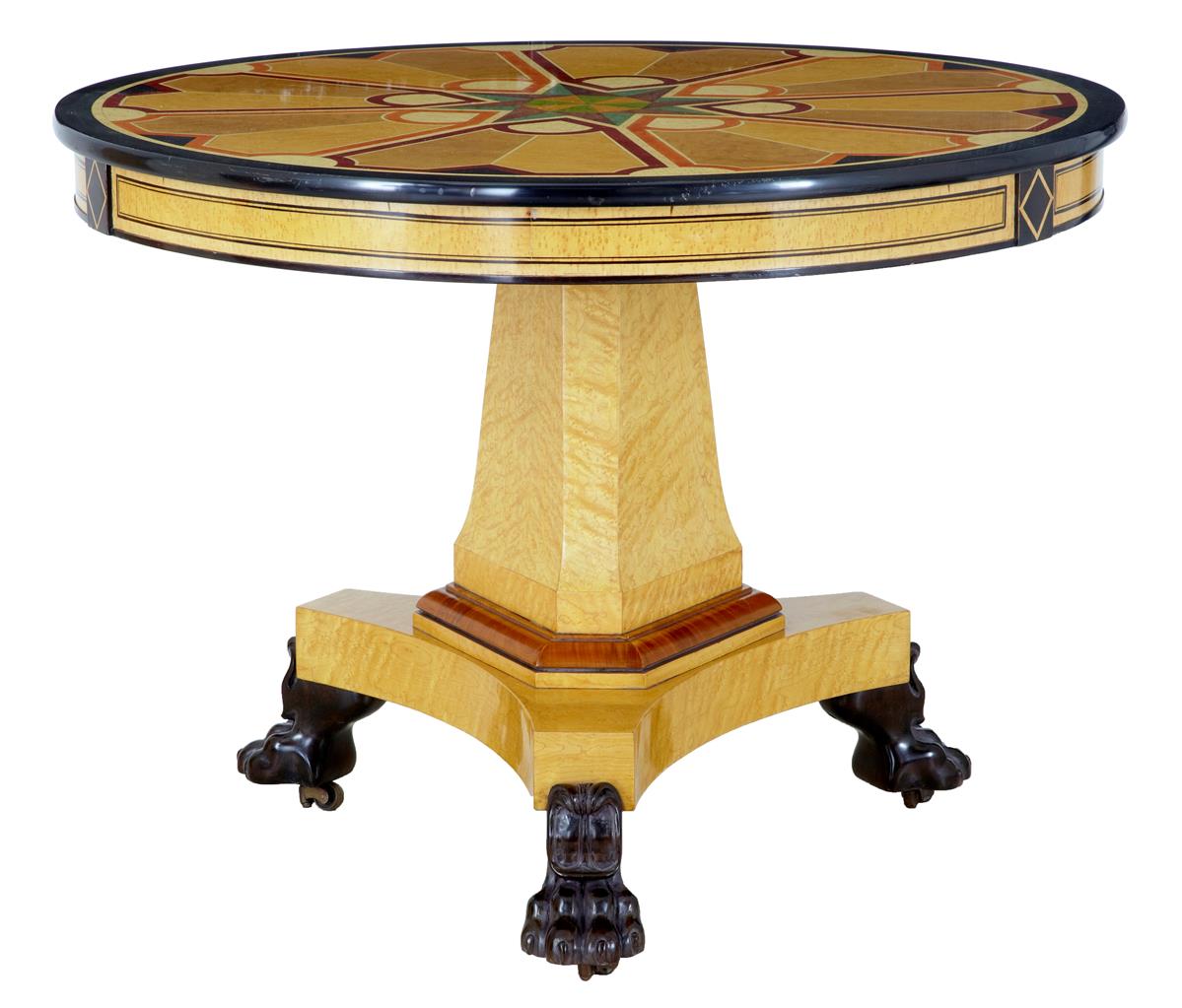 1970's Birch & Simulated Inlay Centre Table (1 of 5) 1970's Birch & Simulated Inlay Centre Table (1 of 5)