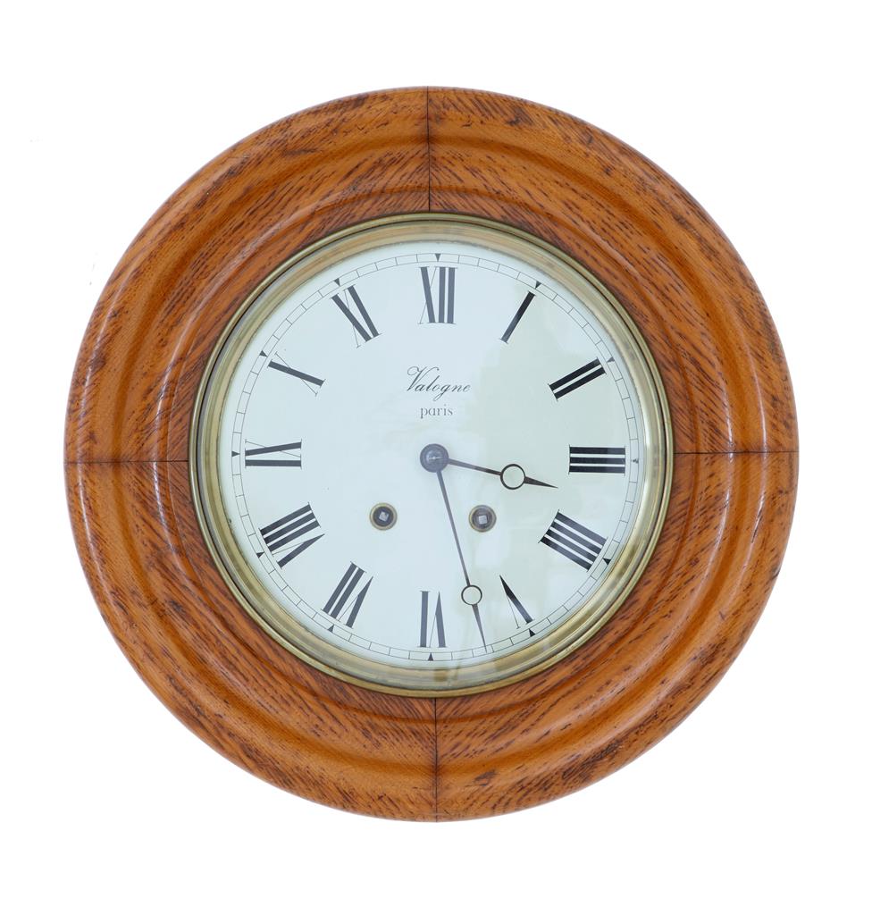 19th Century French Oak Japy Freres Wall Clock (1 of 5) 19th Century French Oak Japy Freres Wall Clock (1 of 5)