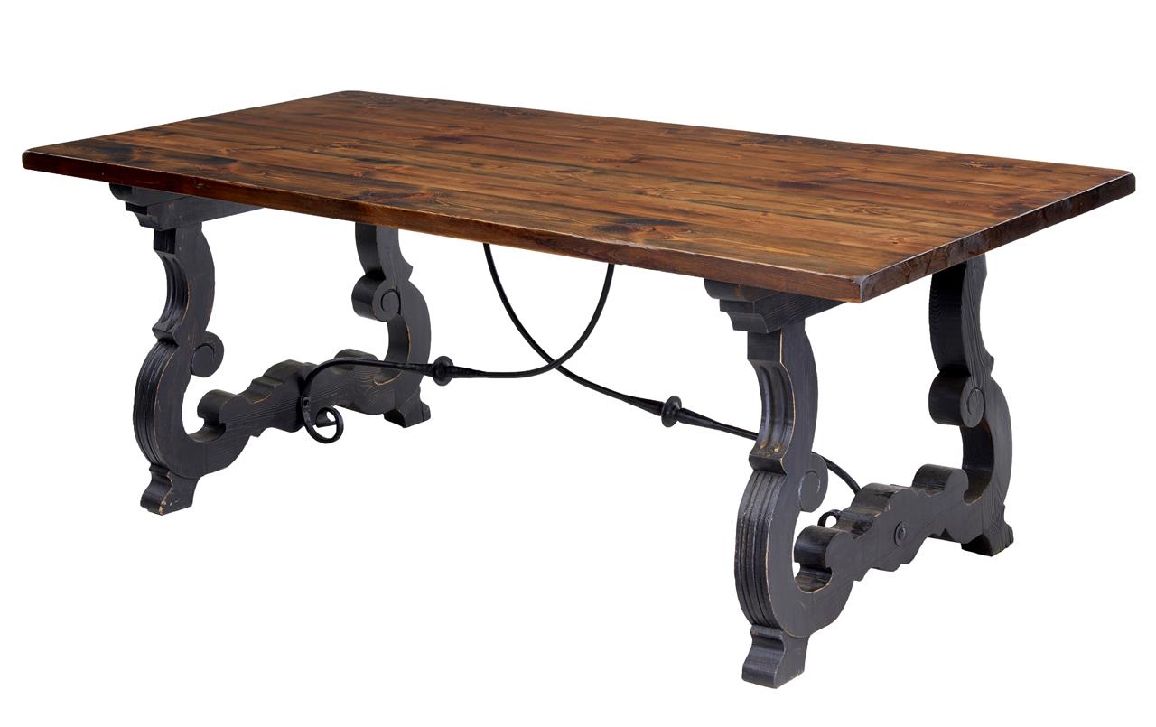 1960s Large Spanish Influenced Pine Dining Table (1 of 4) 1960s Large Spanish Influenced Pine Dining Table (1 of 4)