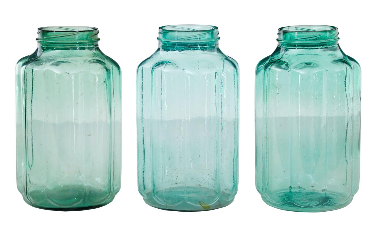 Collection of 3 Early 20th Century Cucumber Jars c.1900 (1 of 3) Collection of 3 Early 20th Century Cucumber Jars c.1900 (1 of 3)