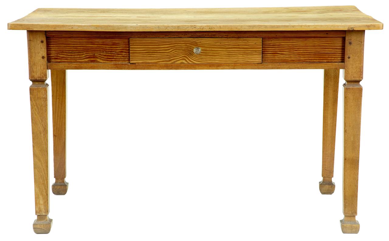 19th Century Antique Pine Victorian Kitchen Table (1 of 1) 19th Century Antique Pine Victorian Kitchen Table (1 of 1)