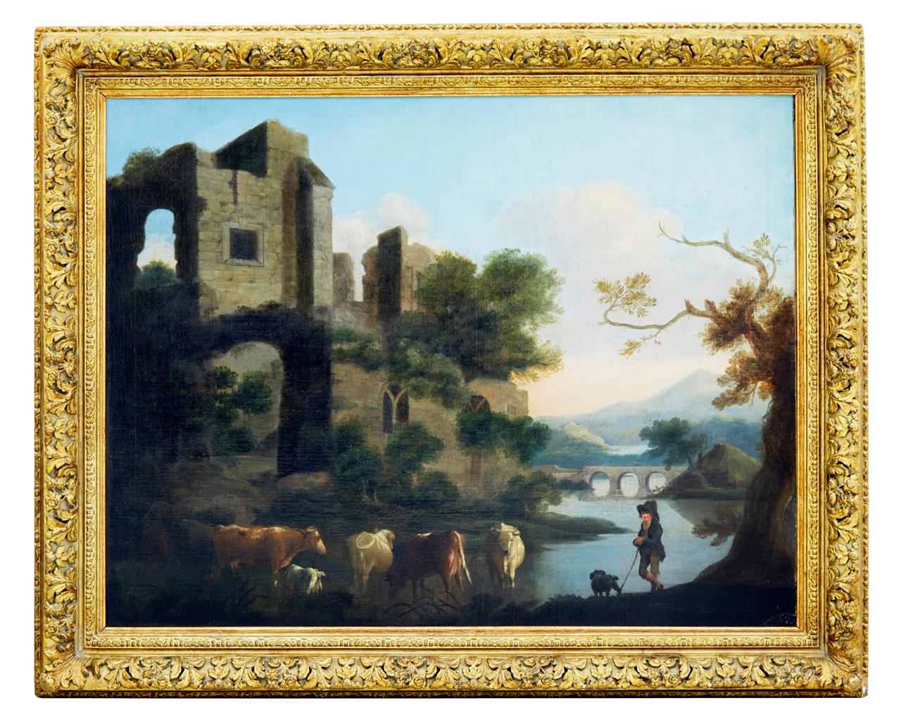 18th Century English School Oil on Canvas Landscape (1 of 1) 18th Century English School Oil on Canvas Landscape (1 of 1)