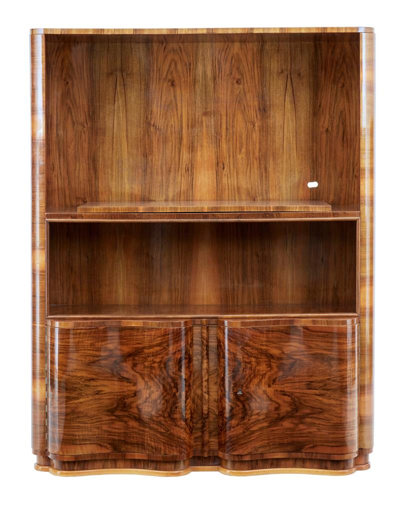 20th Century Walnut Serpentine Cabinet (1 of 1) 20th Century Walnut Serpentine Cabinet (1 of 1)