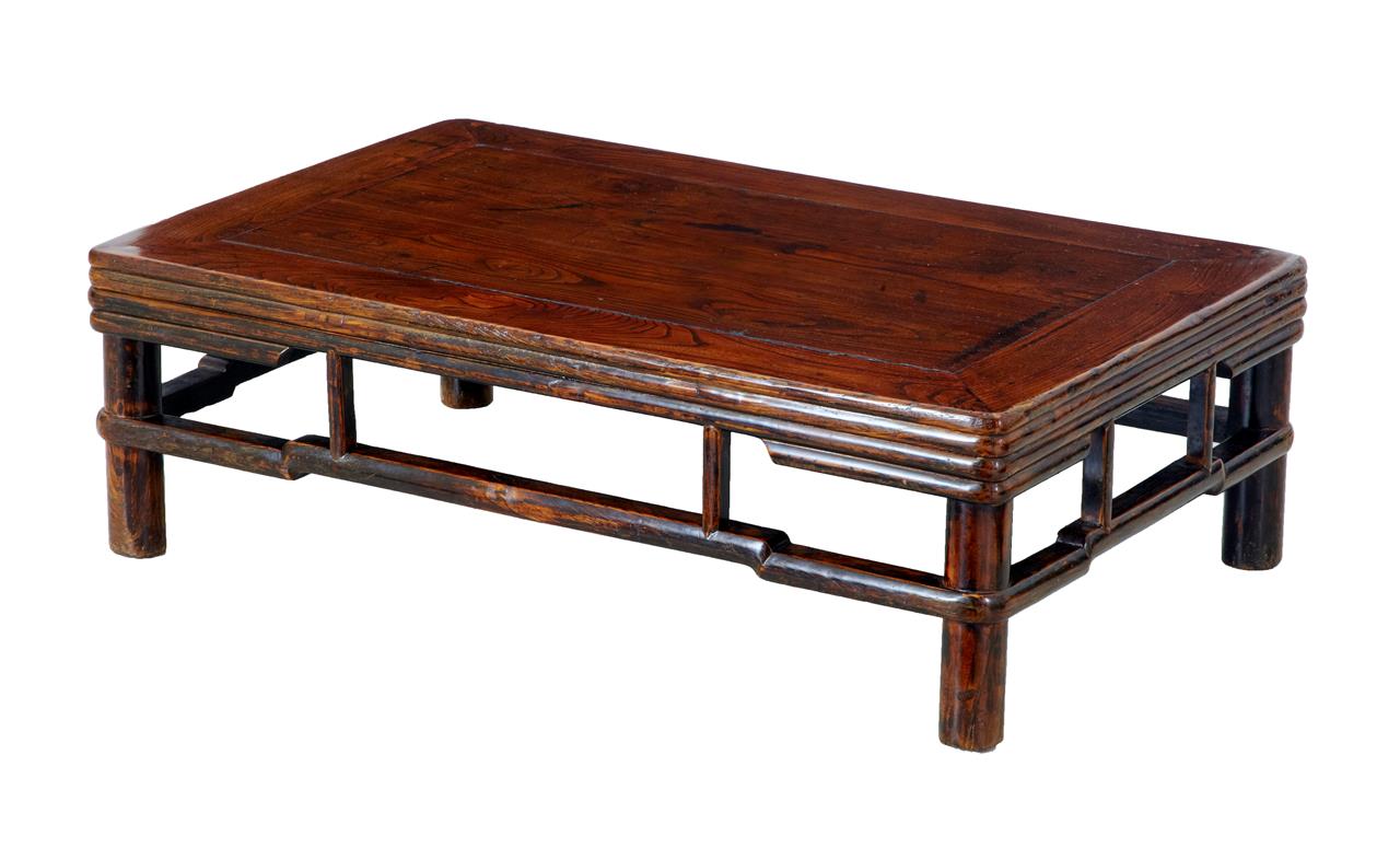 19th Century Chinese Elm Low Table (1 of 4) 19th Century Chinese Elm Low Table (1 of 4)